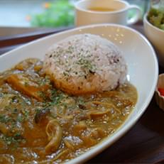 日替わりランチ きのこのかれー